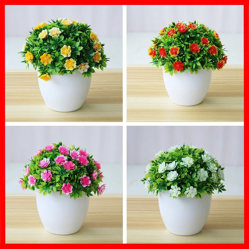 Bonsai Garden Mini - Plantas de Bonsai em vasos artificiais,
