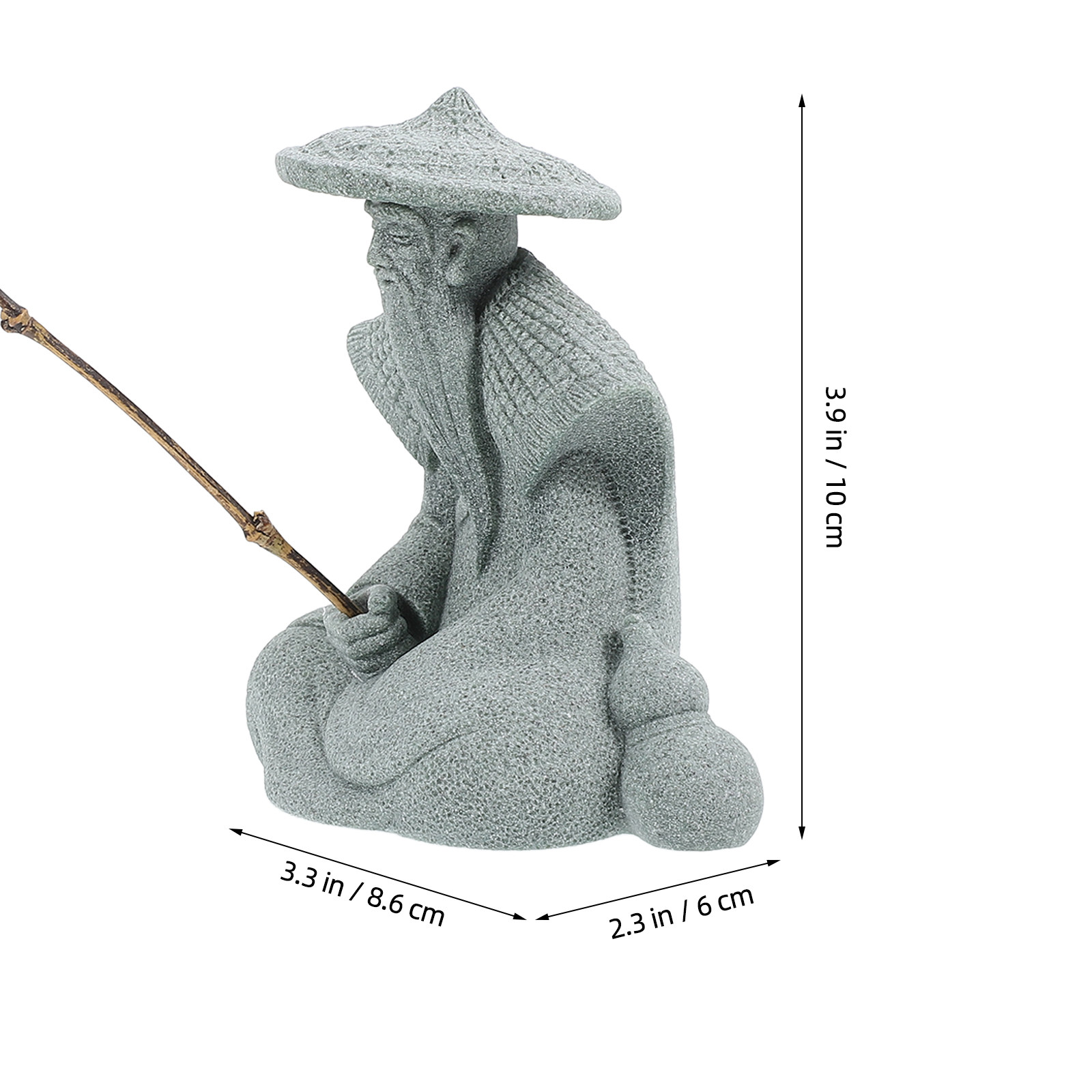 Mini Estátua de Pescador em Re - Bonsai Garden Mini avaliação e preço