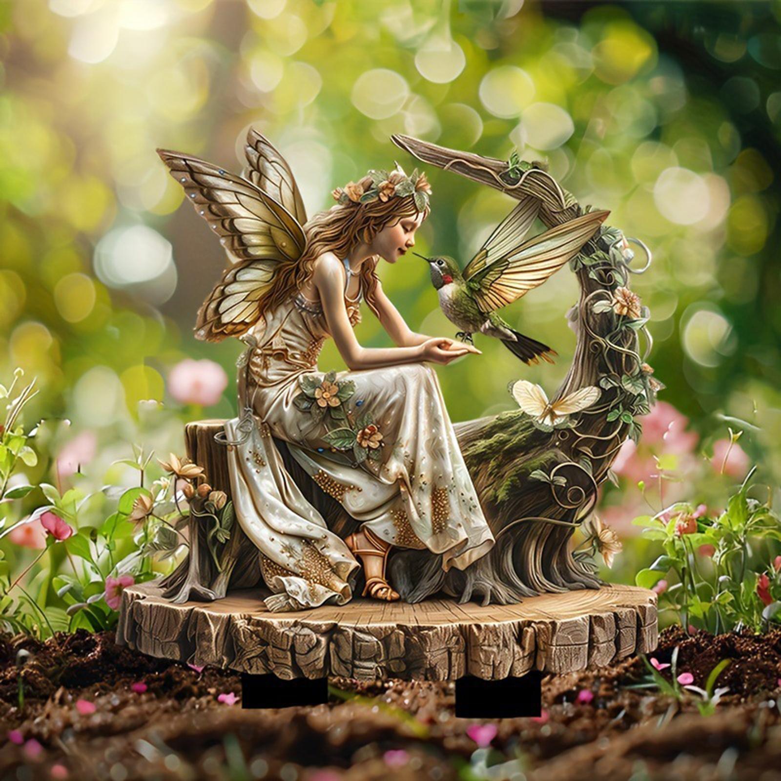 Fada decorativa jardim estaca  - Bonsai Garden Kit avaliação e preço