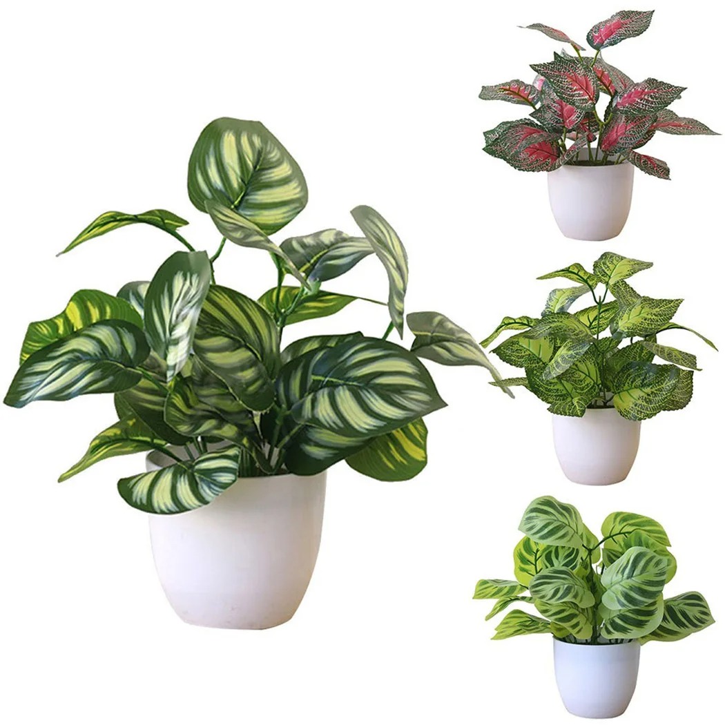 1pc folhagem artificial planta - Bonsai Garden Mini avaliação e preço
