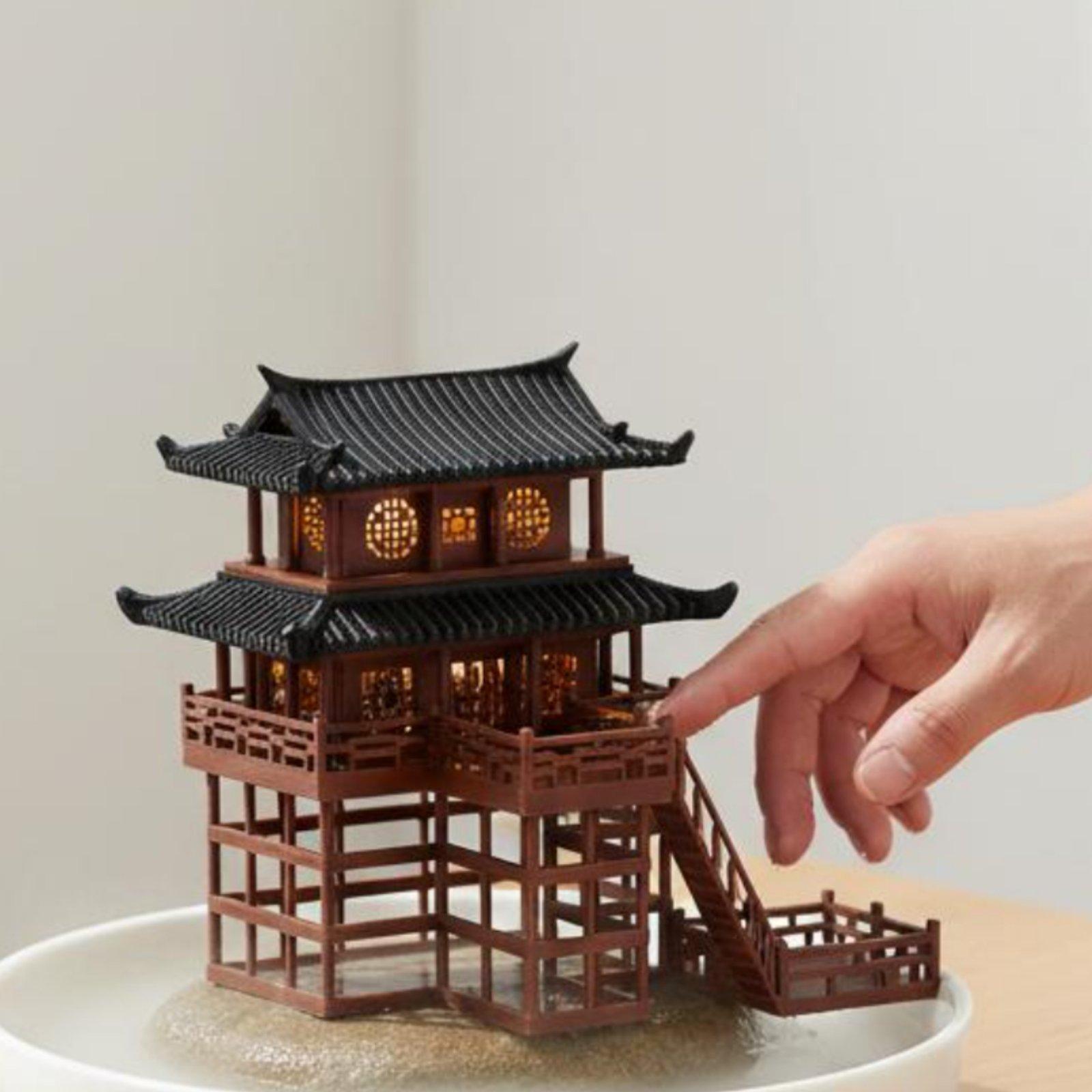 Mini Pagode de Plástico para M - Bonsai Garden Mini avaliação e preço